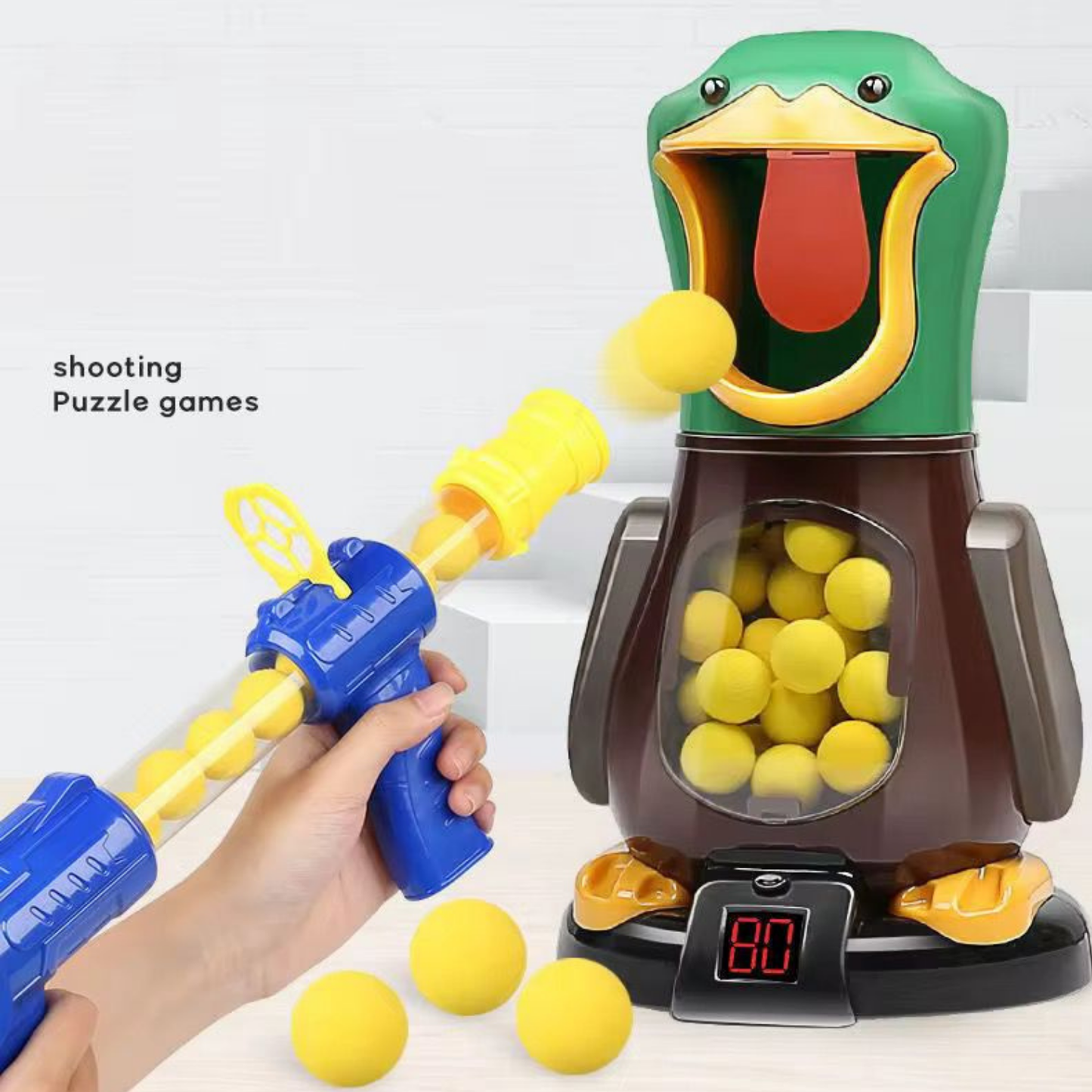 Interactive Frog Target Shooting Game Set