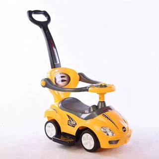 3-in-1 Baby Ride-On Car with Push Handle