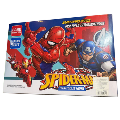 Avengers 2-in-1 Shooting Gun Playset with Spider-Man Mask & Action Figure