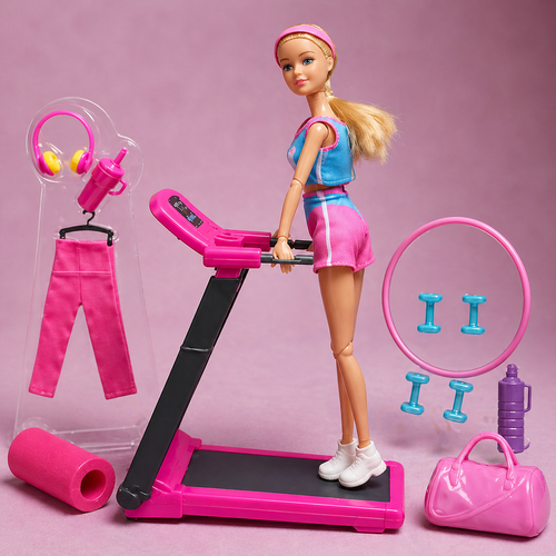 Body Building Fitness Doll Set