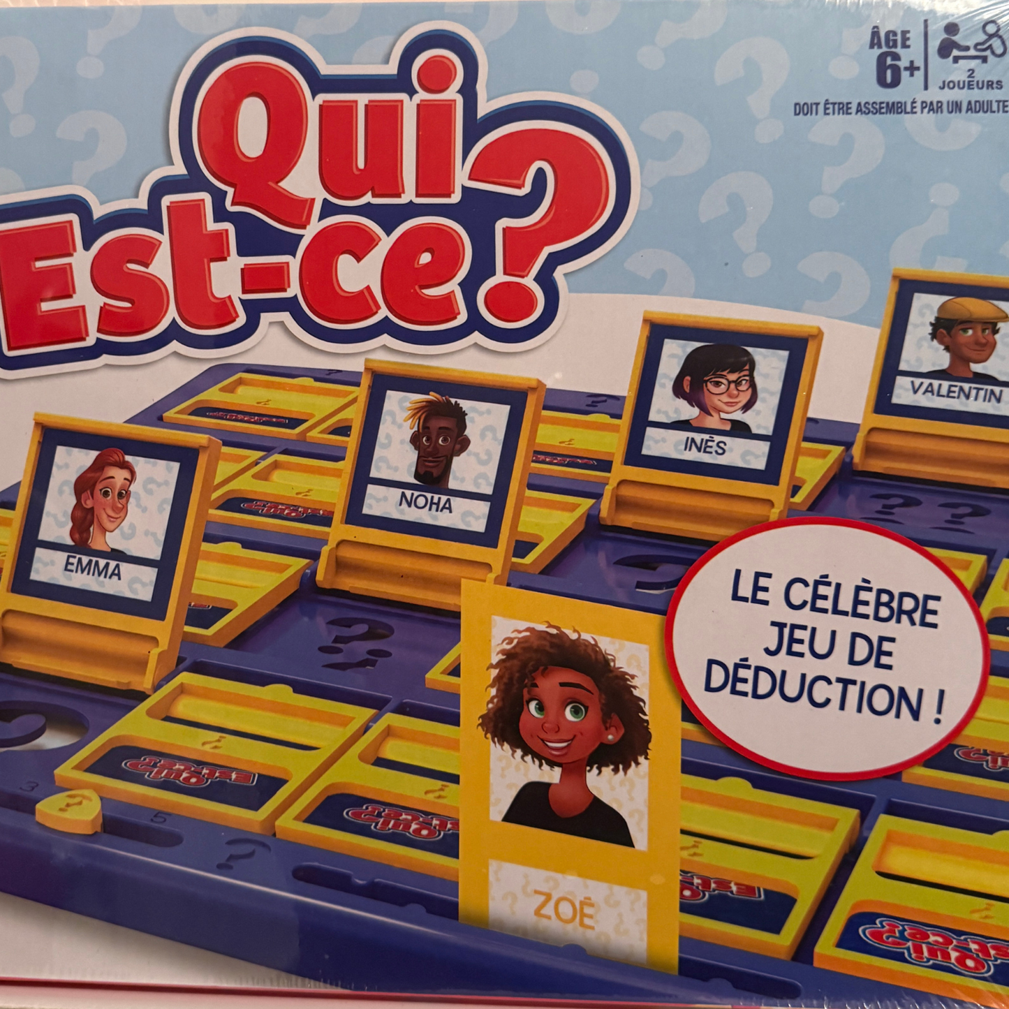 Qui Est-ce or who is it. Classic Guessing & Deduction Game (english & frensh version)