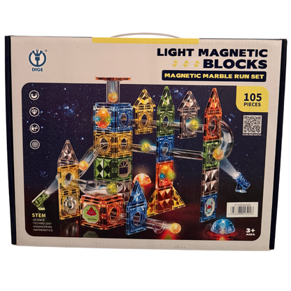 Light Magnetic Blocks (Available in 105, 142 & 176 pieces)