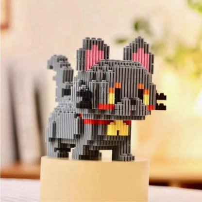 Pixel Cats lego – Set of three 3D Cats