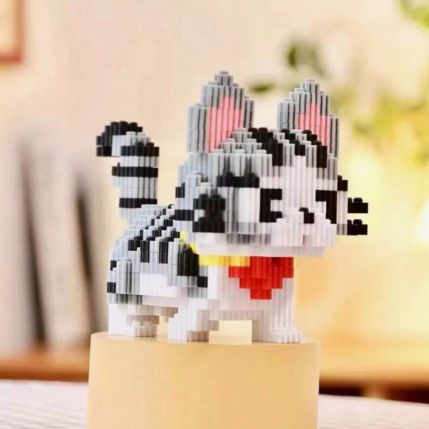 Pixel Cats lego – Set of three 3D Cats