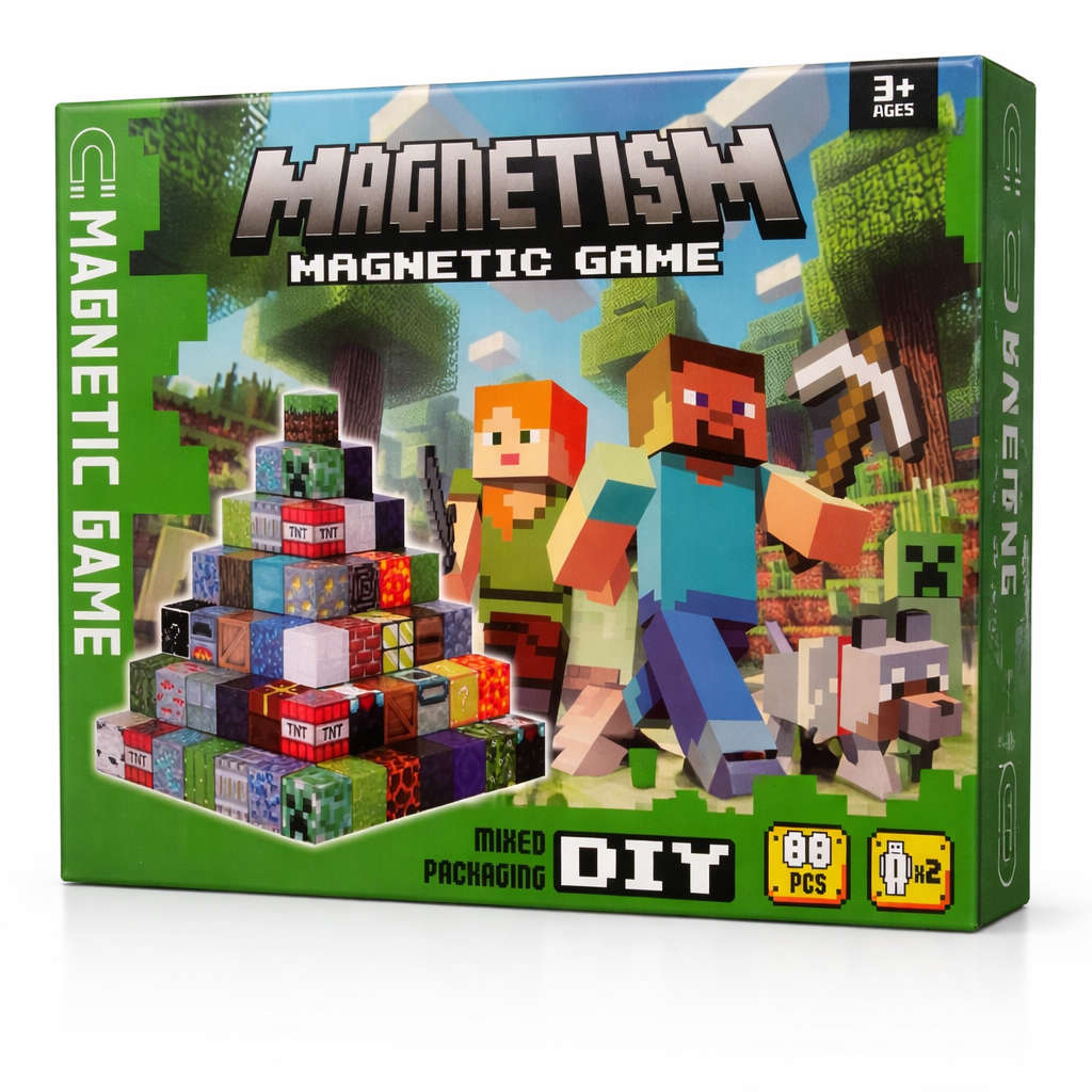 Magnetism Magnetic Block Game