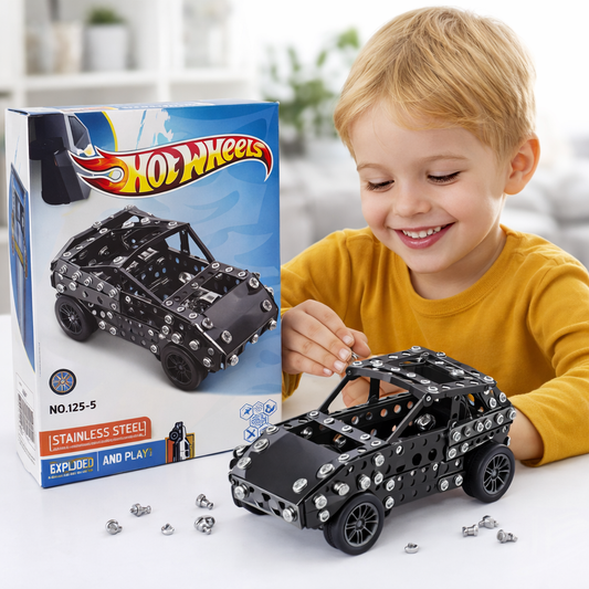 Metal Assembly Car Set