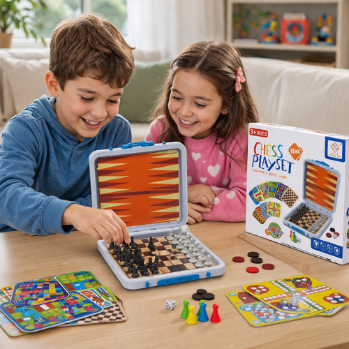 11-in-1 Chess Playset! – Fun Family Board Games Travel Box