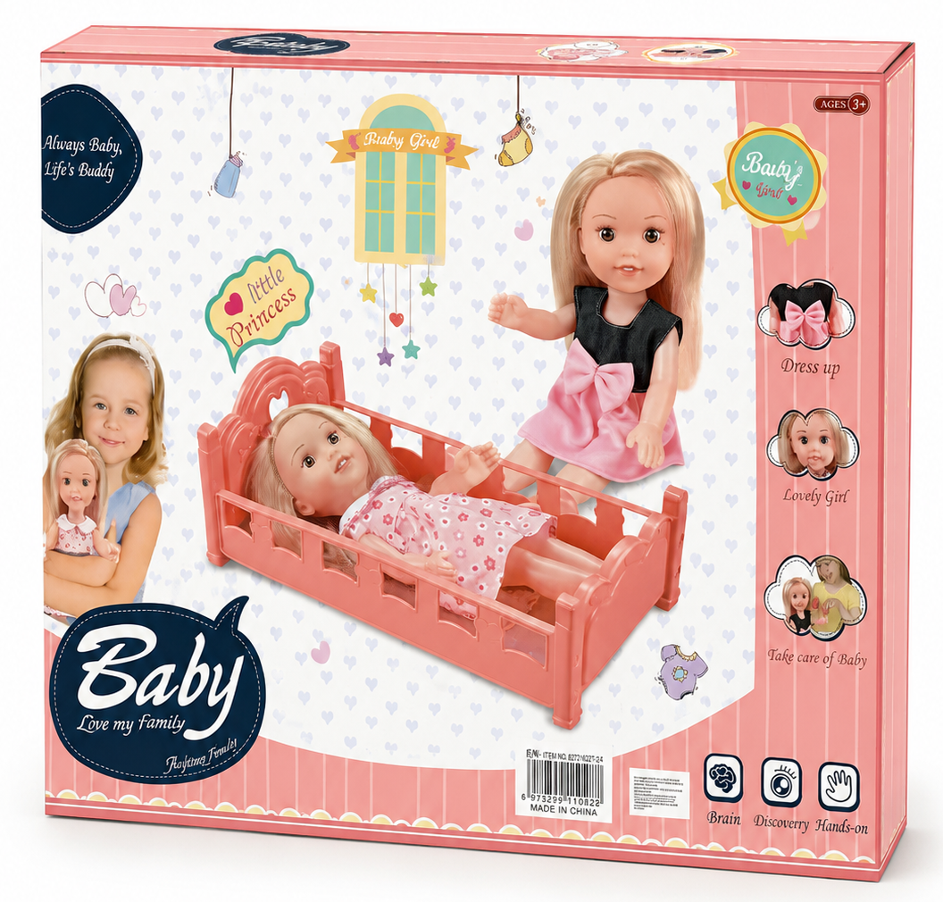 baby doll and doctor play set