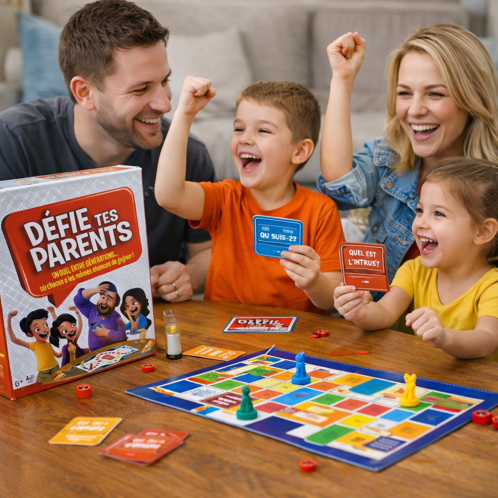 Defie Tes Parents – The Ultimate Parents vs Kids Challenge Game!
