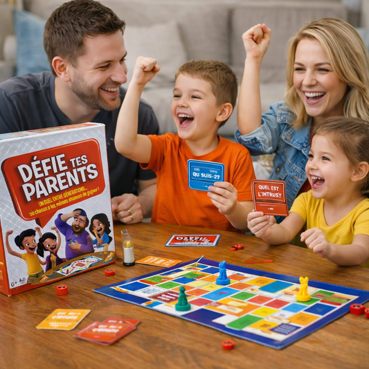 Defie Tes Parents – The Ultimate Parents vs Kids Challenge Game!