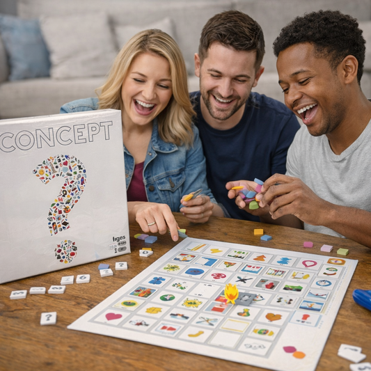 Concept – The Creative Guessing & Association Game (4–12 Players)