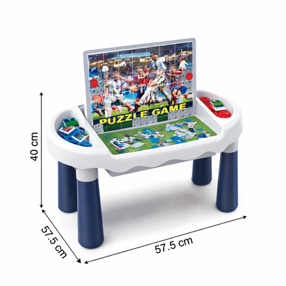 Football Puzzle Table 6-in-1 Game Set