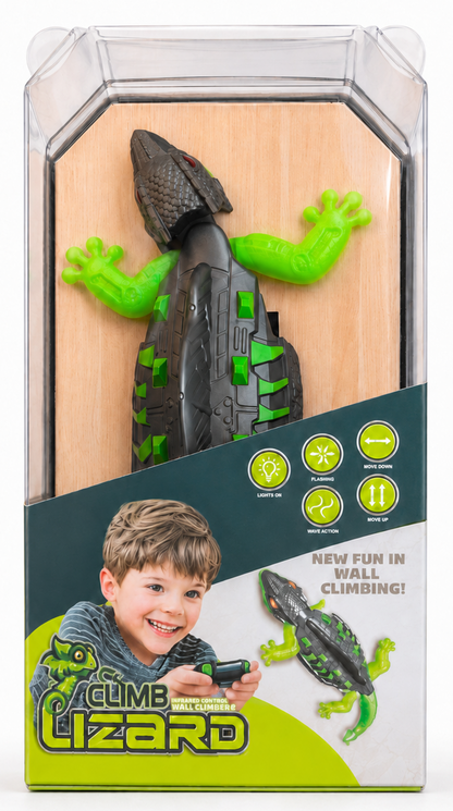 Wall-Climbing Lizard with remote-control