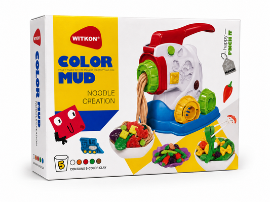 Color Mud Noodle Creation Play Set