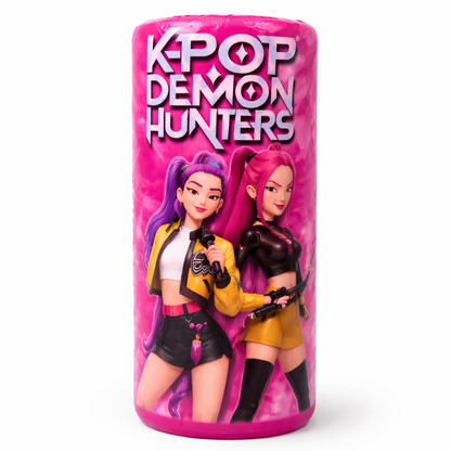 K-Pop Demon Hunters Surprise Toy (biggest size box) + accessories+ portable case with dividers