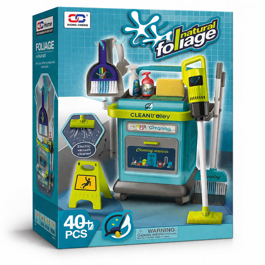 Cleaning Trolley Play Set