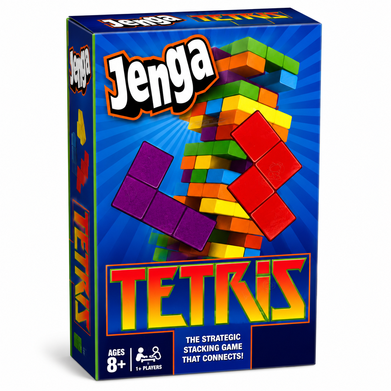 Jenga Tetris block game