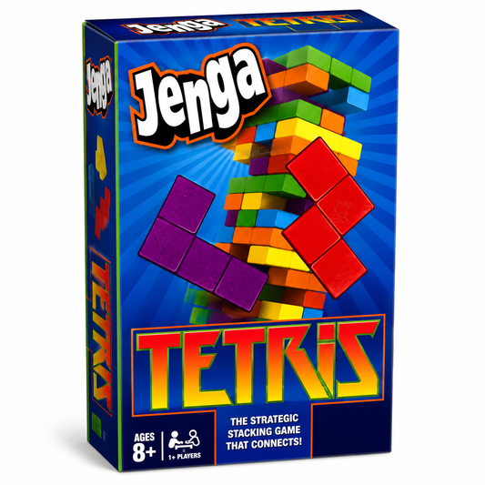 Jenga Tetris block game