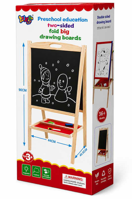 Two-Sided Foldable Drawing Board
