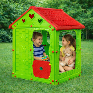 Kids Playhouse Cottage – Indoor & Outdoor Plastic Play House (116 x 98 x 92 cm)