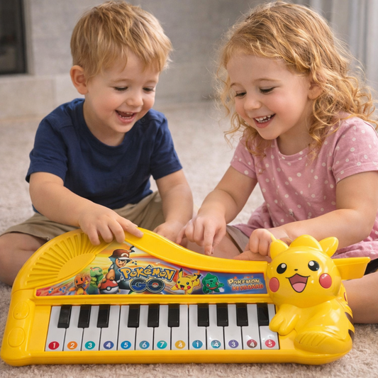 Pokémon 2-in-1 Musical Set – Pikachu Guitar + Mini Keyboard Piano