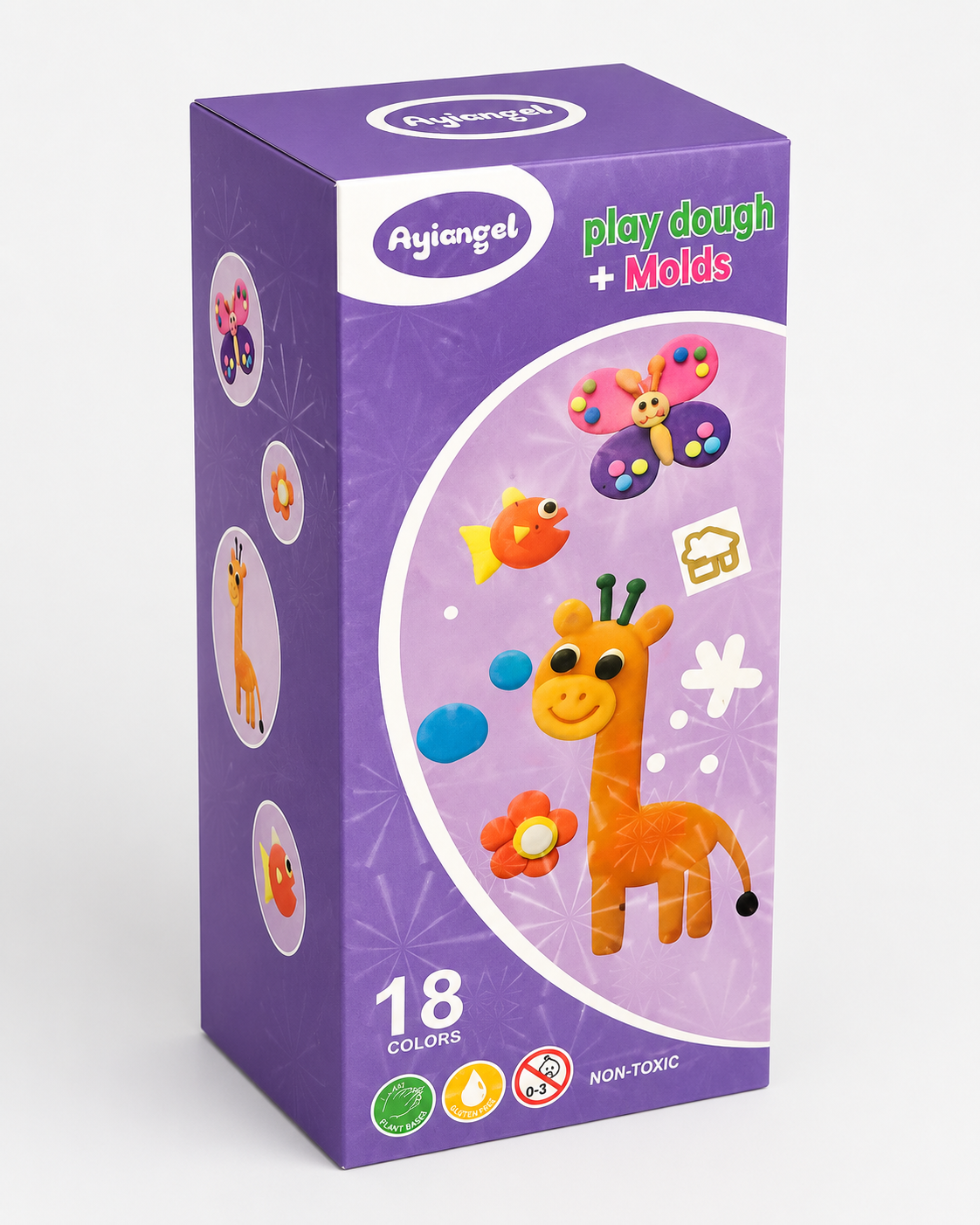 3-in-1 Mouldable Set (Magic Sand + Slime +Playdough)