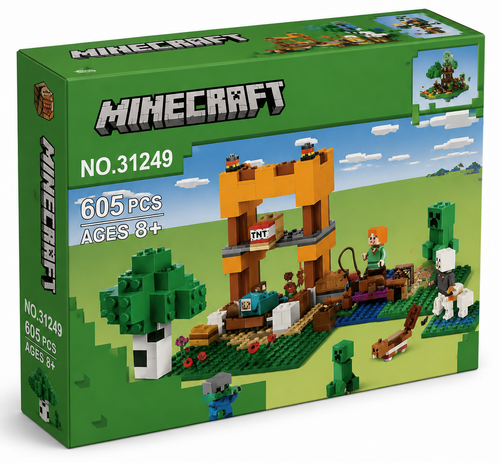 Minecraft Building Block Set (605 pieces!!)