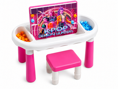 Puzzle Table 6-in-1 Game Set (Kpop / football styles)