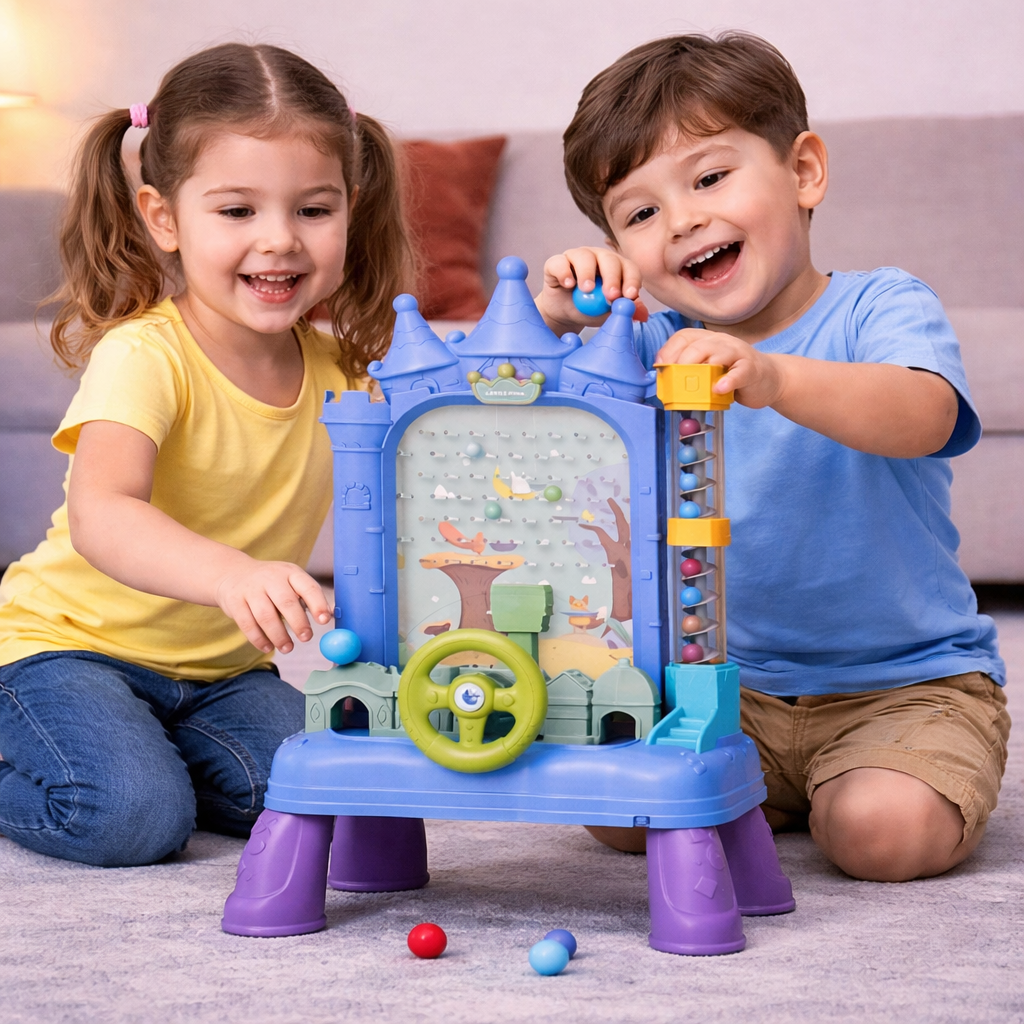 Interactive Ball Drop Castle Game