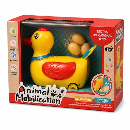 Funny Dancing Chicken / Duck Toy with Music & Lights – Moves, Spins & lays eggs!