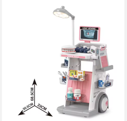 Kids Medical Trolley Doctor Set – Interactive Hospital Play Cart (26 PCS)