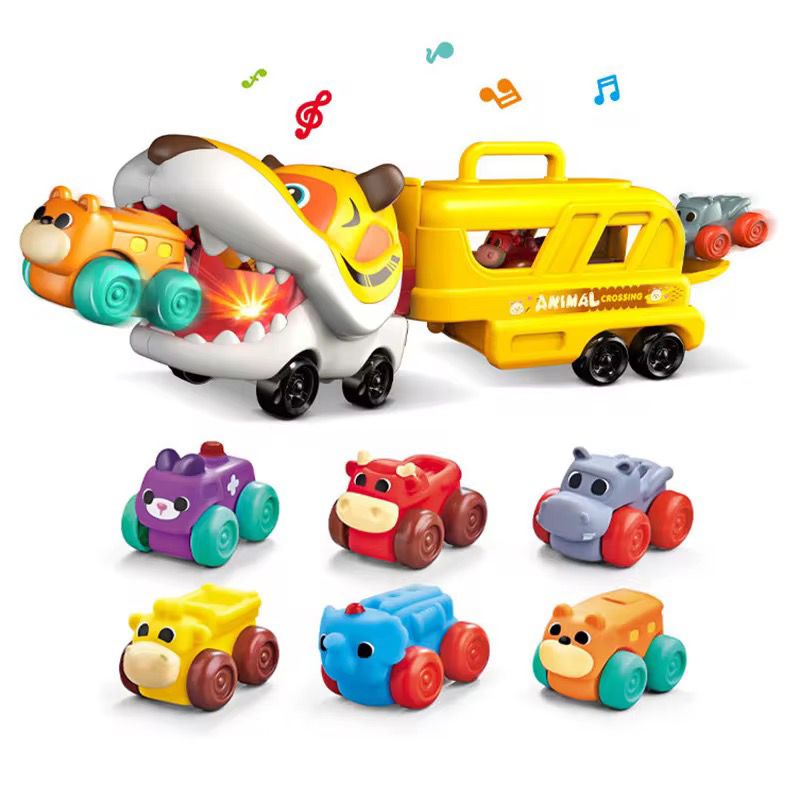 The Animals Truck – Light & Music Car Carrier Set!