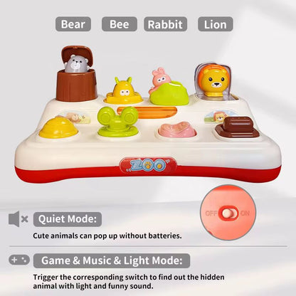 Pop-Up Animal Music & Light Toy