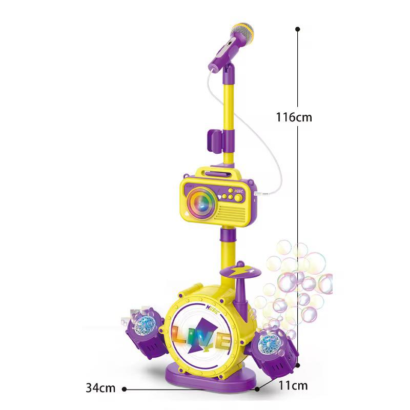 Drum Set Bubble Machine
