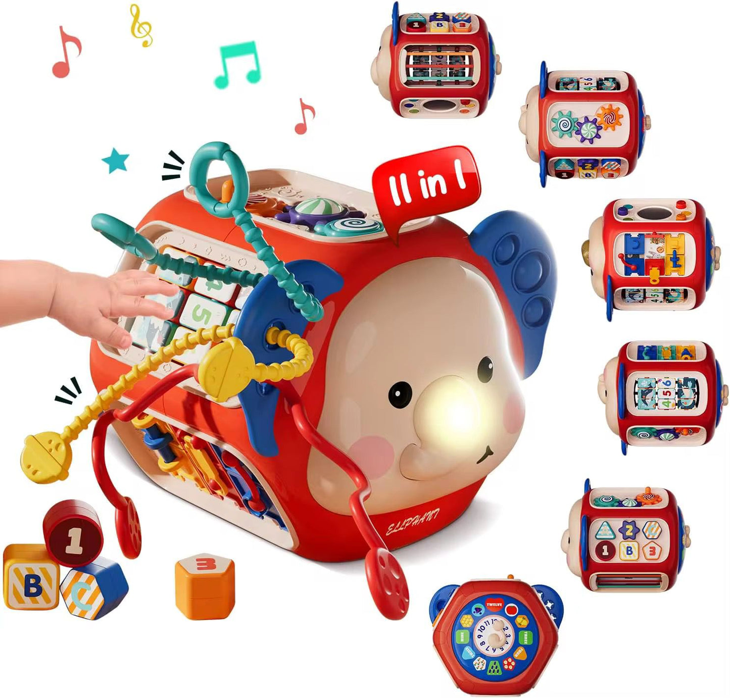 Multi-Activity Brain Elephant Cube