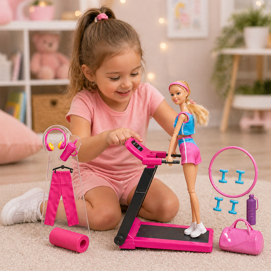 Body Building Fitness Doll Set