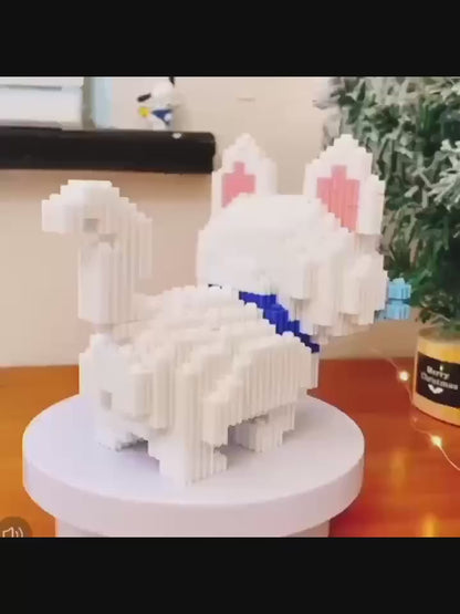 Pixel Cats lego – Set of three 3D Cats
