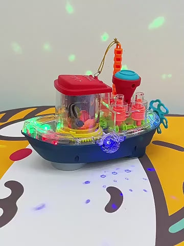Electric Water Cannon Boat Toy