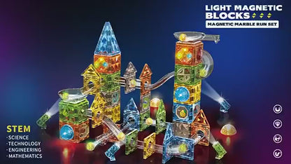 Light Magnetic Blocks (Available in 105, 142 & 176 pieces)