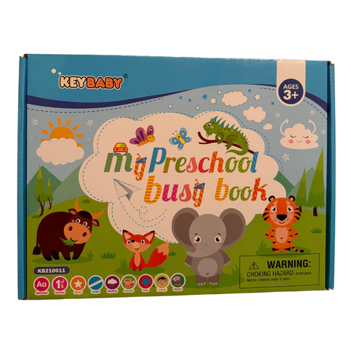 My Preschool Busy Book – Educational Velcro Activity Book